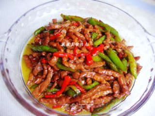 杭椒牛肉丝的做法
