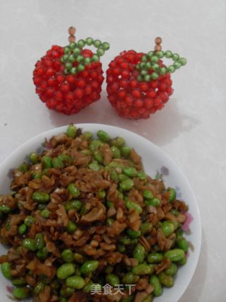 毛豆炒萝卜干的做法