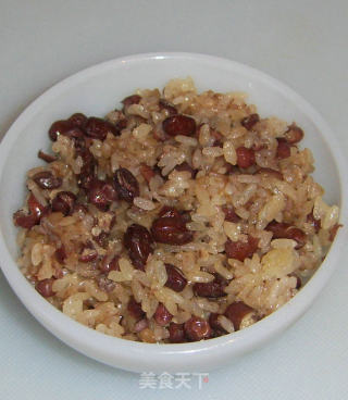 蜜红豆糯米饭的做法