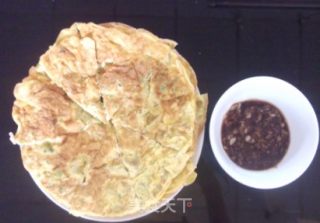 蒜泥鸡蛋饼的做法