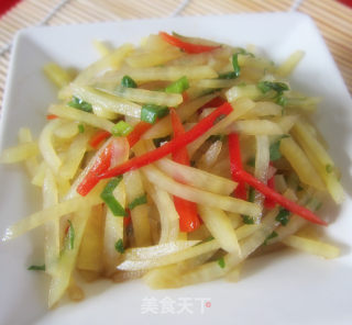 【凉拌香辣土豆丝】的做法