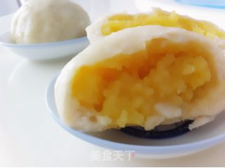 无黄油版奶黄包的做法