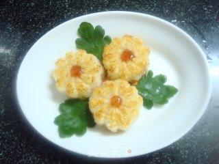 菊花饭团的做法