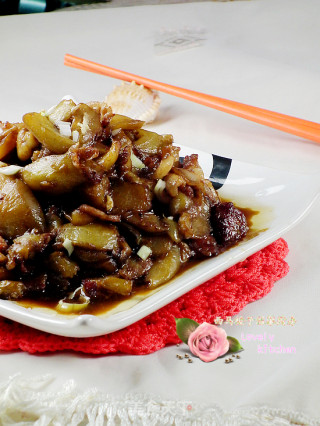 家常菜---五花肉烧茄子