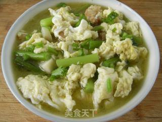 鸡蛋海米炖蒜薹的做法