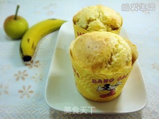 香蕉果肉玛芬的做法