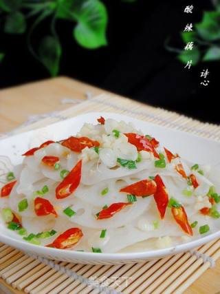 与夏日一样清爽的小菜----凉拌酸辣藕片的做法