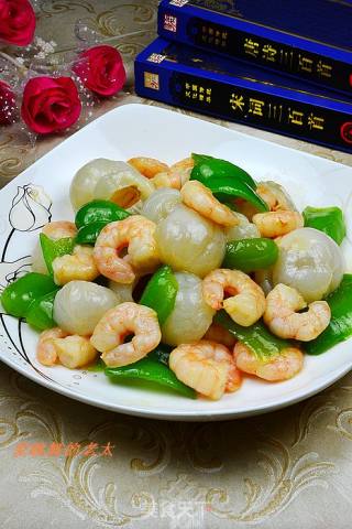 荔枝虾仁的做法