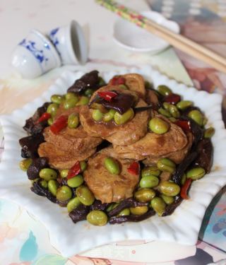 毛豆素鸡的做法