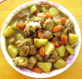 咖喱鸡肉的做法