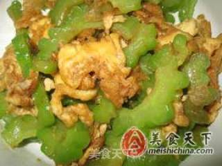 凉拌菜（３）凉拌苦瓜鸡蛋的做法