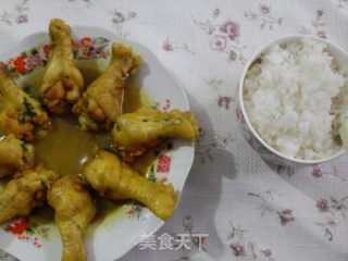 咖喱翅根的做法