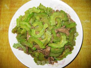 苦瓜炒肉丝的做法