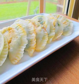 荠菜鸡蛋盒子的做法
