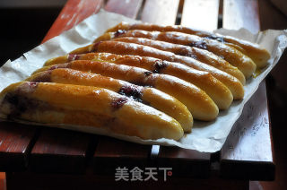 撕着吃的面包---蓝莓面包排的做法