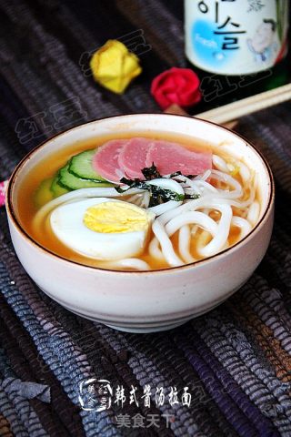 韩式酱汤拉面的做法