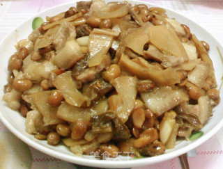 家常小菜—大豆头菜炆肉