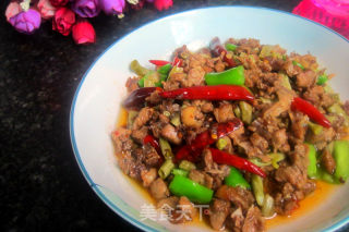咸豆角炒子鸭的做法