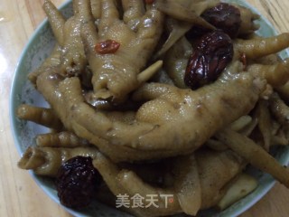 枣香凤爪的做法