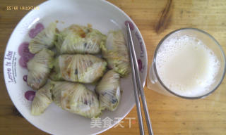 白菜包糥米饭团