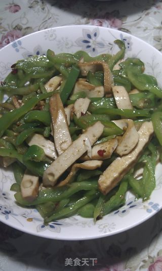 清爽下饭菜——青椒炒香干