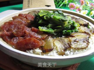 腊味煲仔饭的做法