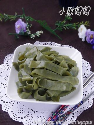 好吃不上火——绿茶凉皮的做法