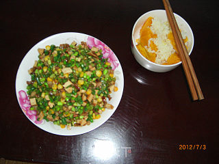 时蔬肉丁的做法