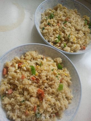 蔬菜炒饭的做法