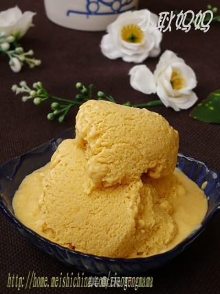 夏日冰饮——芒果冰淇淋