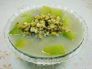 绿豆冬瓜保健汤的做法