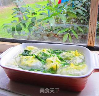 韭菜鸡蛋云吞的做法