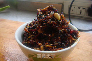 【豆豉香菇酱】（舍得放料才好吃）的做法