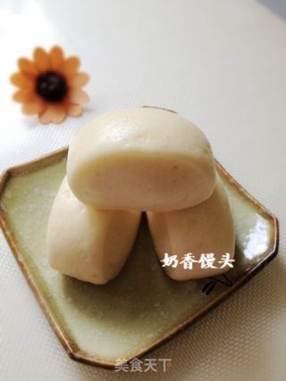 奶香馒头的做法