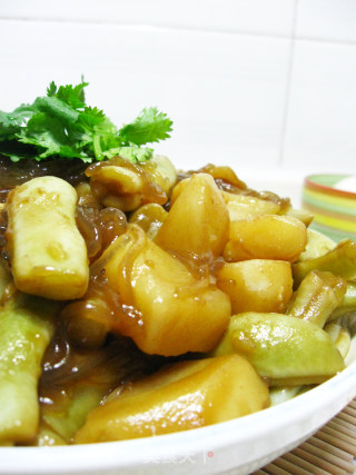 土豆豆角炖粉条的做法