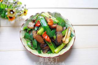 青蒜炒腊肉的做法