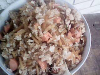 土豆炒饭的做法