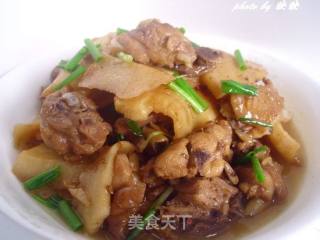 甜笋红烧鸡块的做法