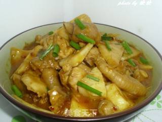咖喱甜笋烧鸡的做法