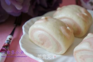 蝴蝶结双色馒头的做法