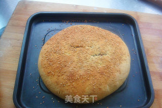 【玉米豆沙黄金大饼】的做法