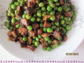 炒豌豆的做法