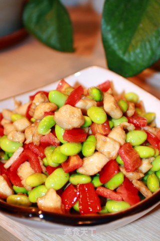 家常小炒之青豆鸡丁的做法