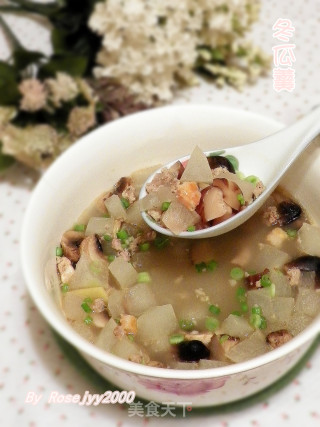 三菇冬瓜羹--夏日靓汤的做法