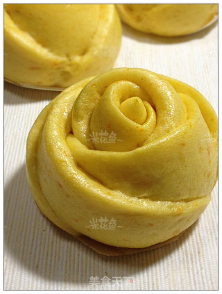 玫瑰花馒头的做法