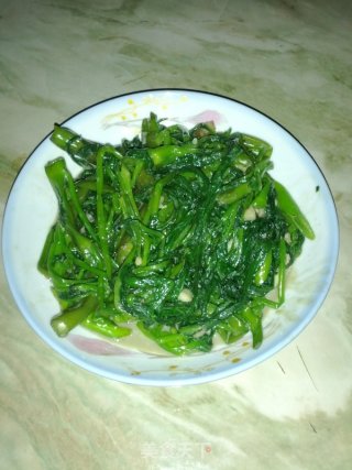 椒丝腐乳炒通菜的做法