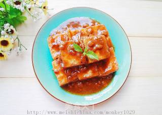黄豆酱焖老豆腐的做法
