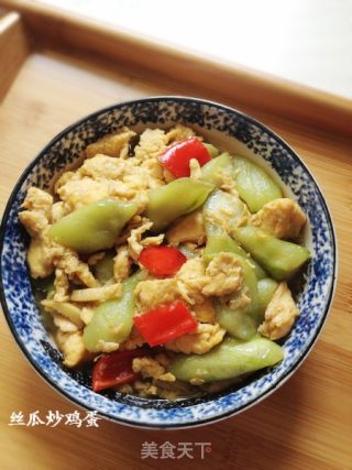 丝瓜炒鸡蛋的做法