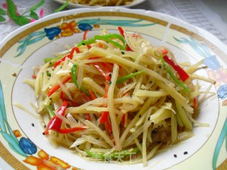 酸辣土豆丝的做法