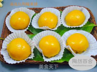 恋上南瓜：【团团圆圆】南瓜山药糯米团的做法